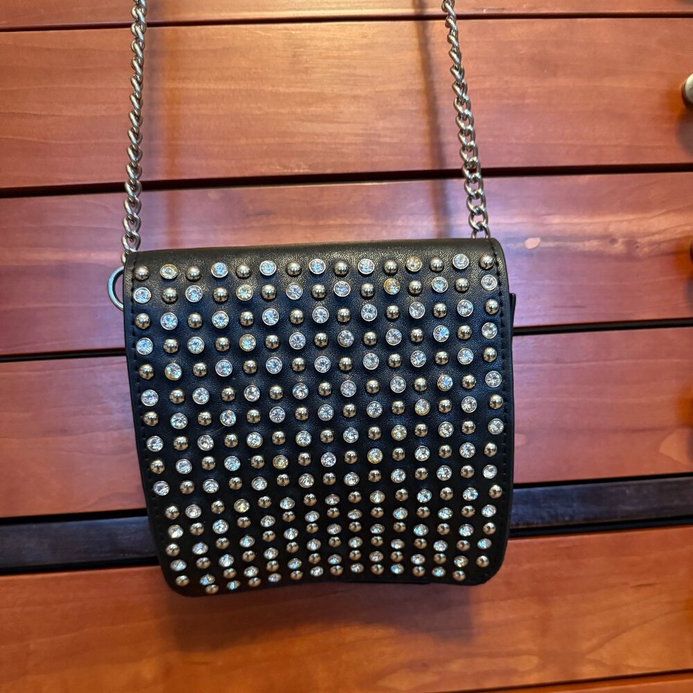 Leather Bling Purse